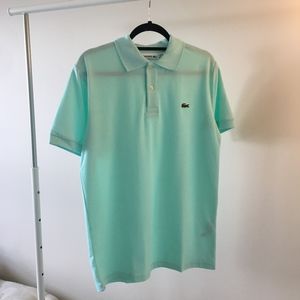 Lacoste Men’s Polo Classic Fit. Size 5 Mint